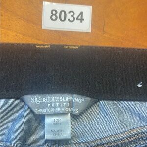 Christopher & Banks Black and Blue Slimming Jeans